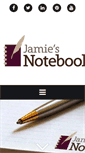 Mobile Screenshot of jamiesnotebook.com